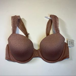 36C Aerie Shimmer brown “Hannah” demi bra